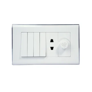 4 GANG + 1 SOCKET + 1 DIMMER - POPULAR
