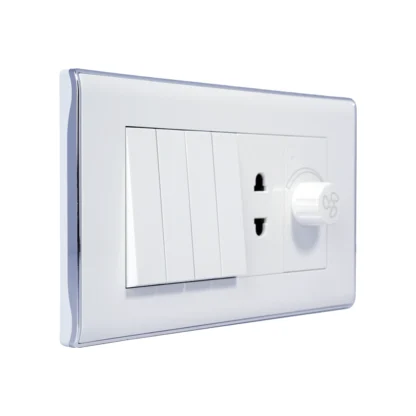 4 GANG + 1 SOCKET + 1 DIMMER - POPULAR - Image 3